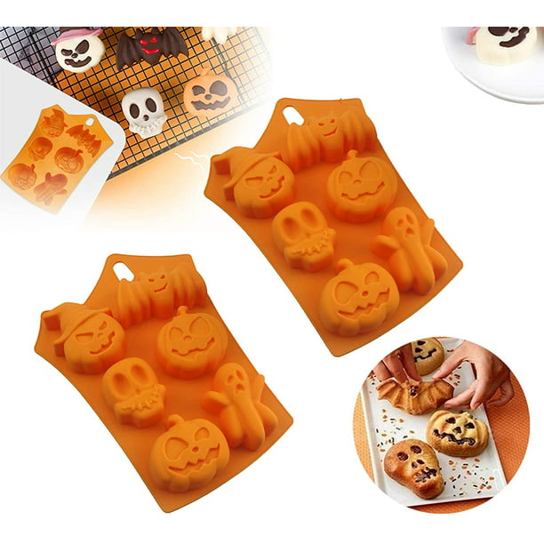 Halloween DIY Silicone Mold Ice Chocolate Candy Decoration Cake Baking Model Q